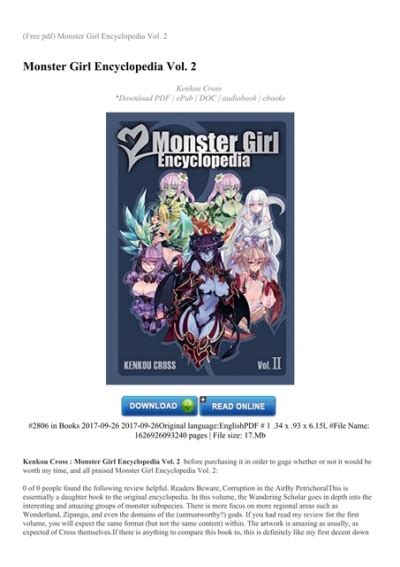 monster girl nhentai|Monster Girl Encyclopedia Vol. 2 [Kenkou Cross] [English] .